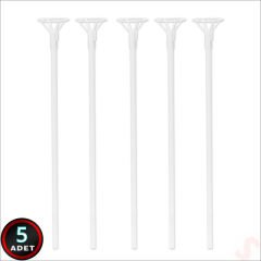 40cm Balon Çubuğu ve Takma Aparatı Seti, Balon Hariç - 5 Set