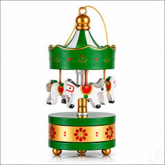 Yeşil Mini Atlıkarınca, 8,5 cm x 3,5 cm - 1 Adet