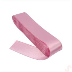 Saten Kurdele, 3cm x 10mt - Pembe