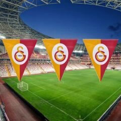 Galatasaray Üçgen Bayrak Flama - 3,60 mt