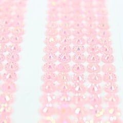 Yapışkanlı Kristal Süsleme Taşları 0,50 cm Çap, 600 Adet Taş, Pembe