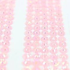 Yapışkanlı Kristal Süsleme Taşları 0,50 cm Çap, 600 Adet Taş, Pembe