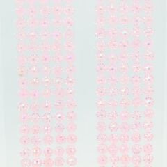 Yapışkanlı Kristal Süsleme Taşları 0,50 cm Çap, 600 Adet Taş, Pembe