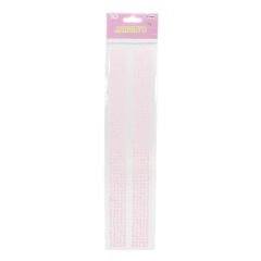 Yapışkanlı Kristal Süsleme Taşları 0,50 cm Çap, 600 Adet Taş, Pembe