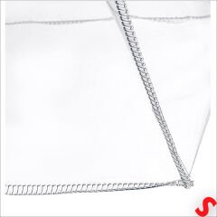 Siyah Deri Kalp Saplı Şeffaf PVC Çanta, 28x25x14cm - 1 Adet