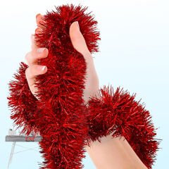 Parti Boyun Simi, 7 cm x 2 mt - Kırmızı