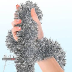 Parti Boyun Simi, 7 cm x 2 mt - Gümüş