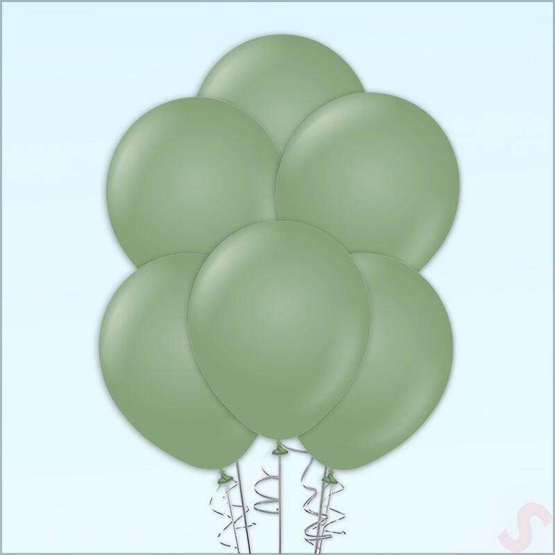 Okaliptus Pastel Balon, 30cm x 8 Adet