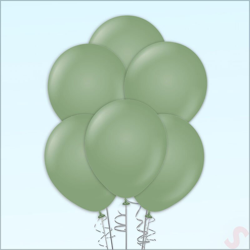 Okaliptus Pastel Balon, 30cm x 8 Adet