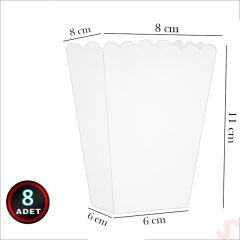 İyi Ki Doğdun Mavi Mısır Kutusu - 8 Adet