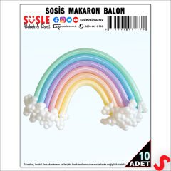 Sosis Makaron Balon - 10 Adet