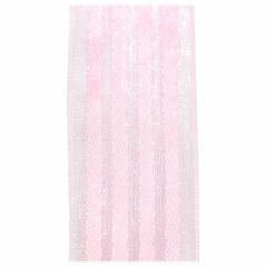 Şifon Kurdele, 4 Yollu ve Saten Çizgili, 2,50 cm x 23 mt - PEMBE