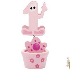 1 Yaş Figürlü Notluk - Pembe