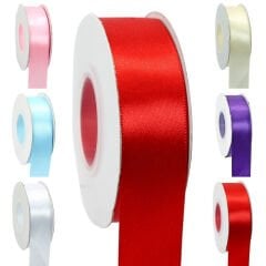 Saten Kurdele, 2,50 cm x 23 mt - 6 Renk Seçenekli -