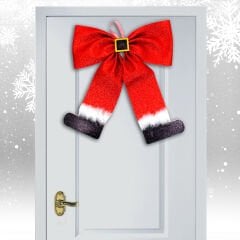 Noel Baba Simli Fiyonk - 40cm x 33cm