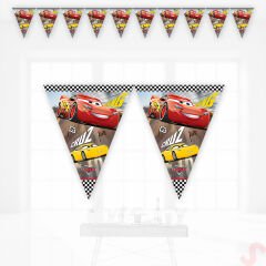 Cars 3, Üçgen Bayrak Flama - 2,90 mt