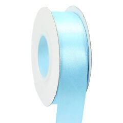 Saten Kurdele, 2,50 cm x 23 mt - 6 Renk Seçenekli - MAVİ