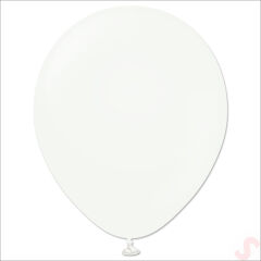 Beyaz Pastel Balon, 30cm x 10 Adet