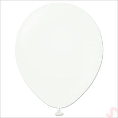 Beyaz Pastel Balon, 30cm x 10 Adet