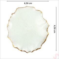 Epoksi Magnet, 6,50 cm - Altın - 1 Adet