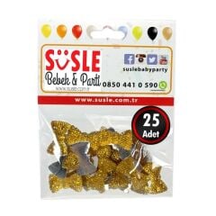 Polyester Papyon Fiyonk, 2,0 x 1,0 cm - 25 Adet - ALTIN