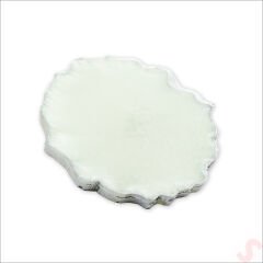 Kutulu ve SüSLü 6,50 cm Epoksi Magnet, Gümüş - 10 Adet