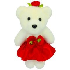 Minik Ayıcık SüS, 11cm x 6cm - Kırmızı - 10 Adet