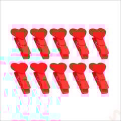 Kalpli Dekoratif SüS Mandalı 3,50 cm x 10 Adet - Kırmızı