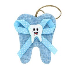 Diş Figürlü Çanta - Mavi - 12 Adet