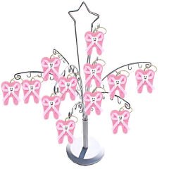 Diş Figürlü Çanta - Pembe - 12 Adet