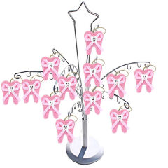 Diş Figürlü Çanta - Pembe - 12 Adet
