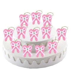 Diş Figürlü Çanta - Pembe - 12 Adet