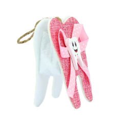 Diş Figürlü Çanta - Pembe - 12 Adet