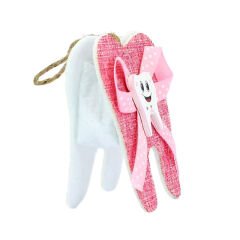 Diş Figürlü Çanta - Pembe - 12 Adet