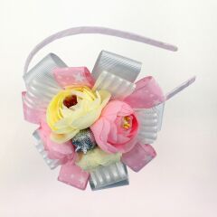 Lohusa Tacı, Çiçekli Gümüş & Pembe