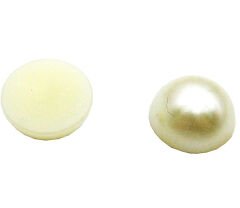 Yarım İnci - Sedef Krem Renkli - 50'li Pakette