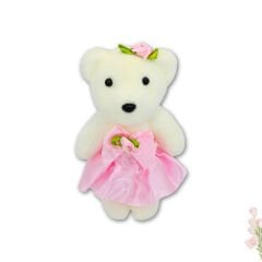 Minik Ayıcık SüS, 11cm x 6cm - Pembe - 1 Adet
