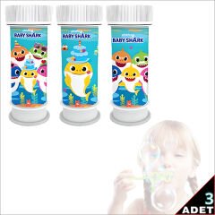 Baby Shark Köpük Baloncuk - 3 Adet