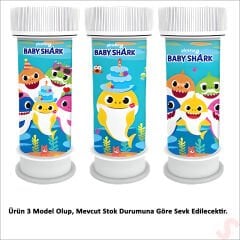 Baby Shark Köpük Baloncuk - 3 Adet