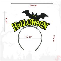 Halloween Yarasa Taç - Sarı