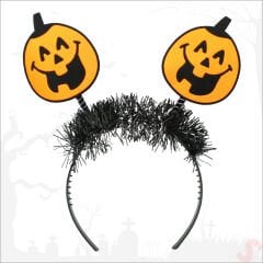 Halloween Gülenyüz Bal Kabağı Taç