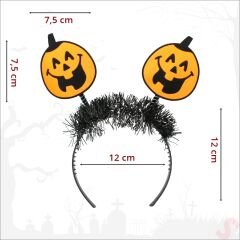 Halloween Gülenyüz Bal Kabağı Taç