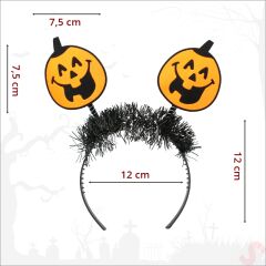 Halloween Gülenyüz Bal Kabağı Taç