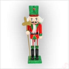 Kurşun Asker, Ahşap Fındıkkıran 18cm - Baltalı