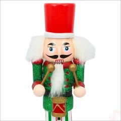 Kurşun Asker, Ahşap Fındıkkıran 18cm - Davulcu