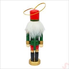 Kurşun Asker, Ahşap Fındıkkıran 13cm - Kılıçlı Yeşil