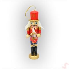 Kurşun Asker, Ahşap Fındıkkıran 13cm - Davulcu