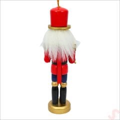 Kurşun Asker, Ahşap Fındıkkıran 13cm - Davulcu