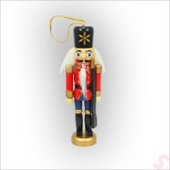 Kurşun Asker, Ahşap Fındıkkıran 13cm - Tüfekli