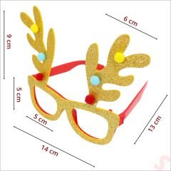 Yılbaşı Gözlük - Altın